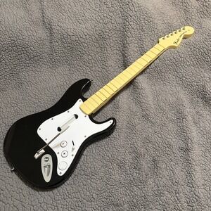 Harmonix Rock Band Fender Stratocaster 19091 Wii No DONGLE Untested guitar